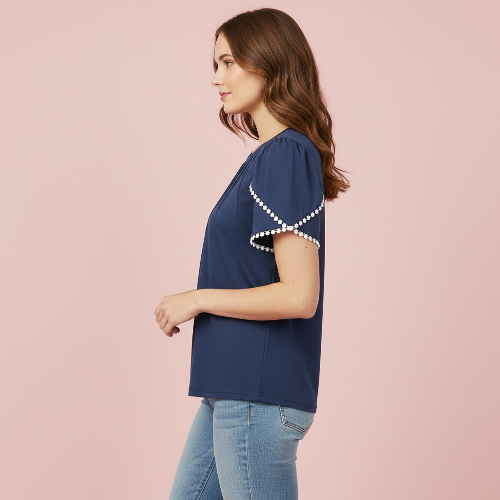 Vanessa White Blouse | Women's Casual Summer Top