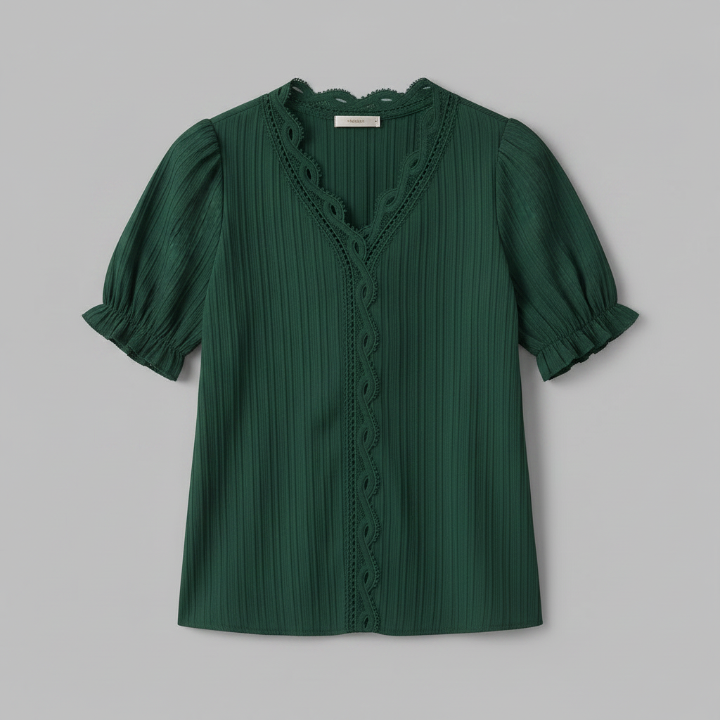 Elegant Puff Sleeve Blouse | Women's Summer Top Plus Size