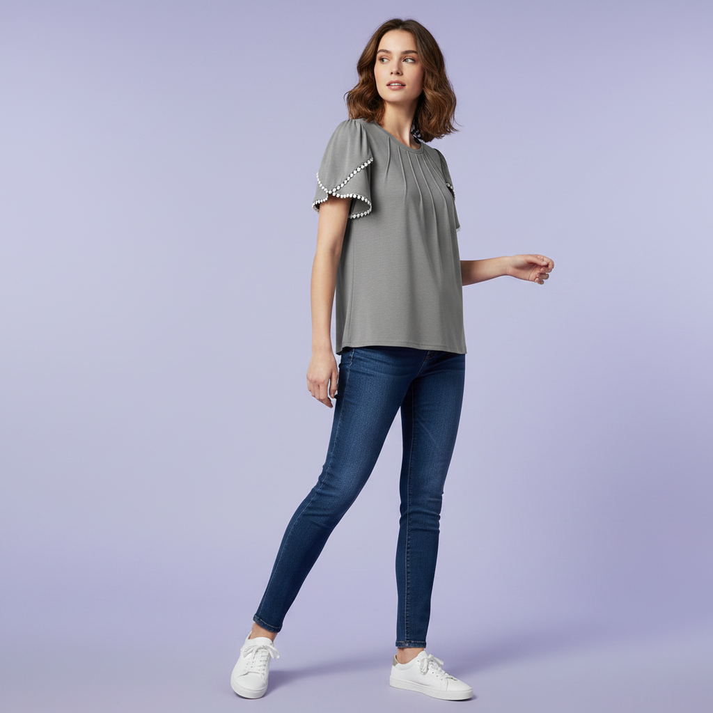 Vanessa White Blouse | Women's Casual Summer Top
