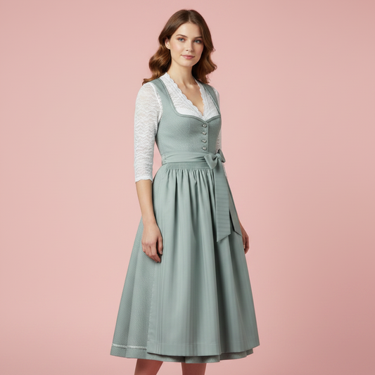 Elegant Dirndl Dress | Women's Oktoberfest Costume Outfit