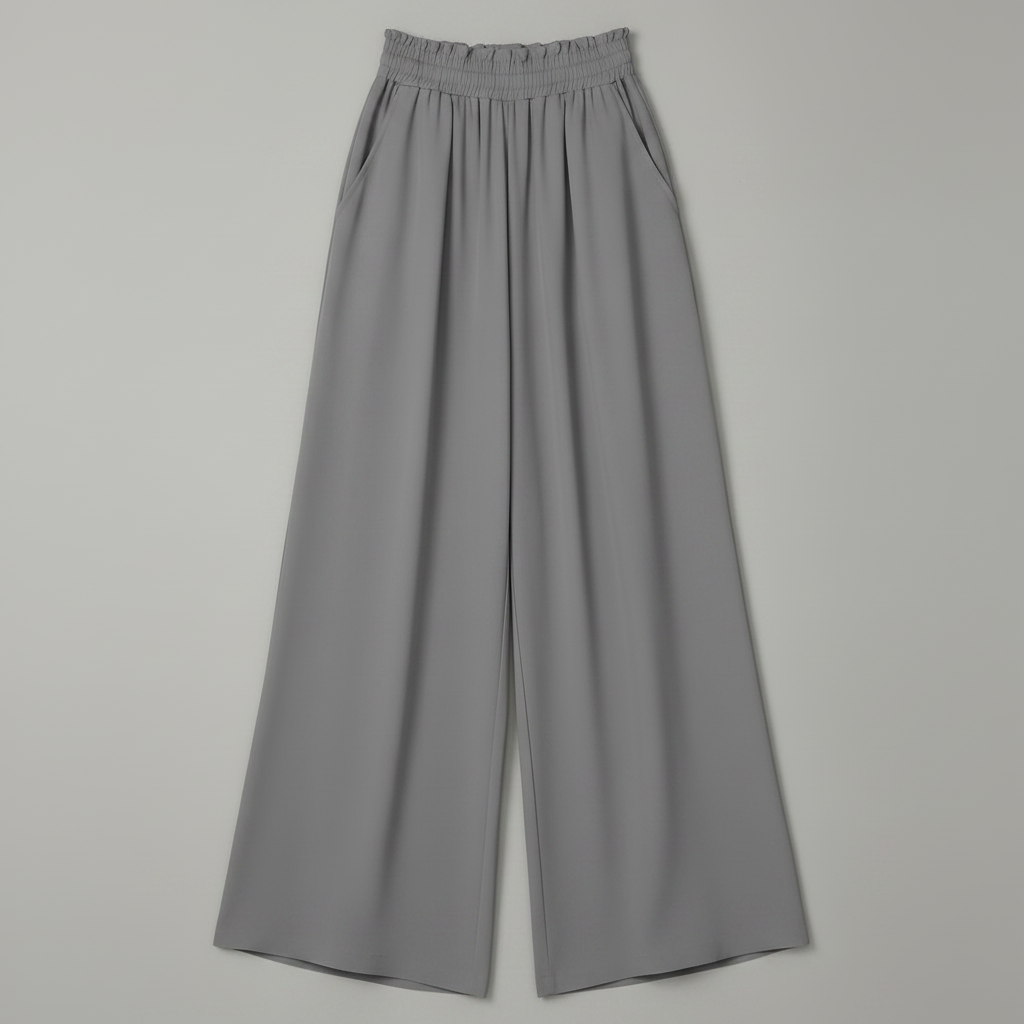 Chic Comfort | Women's Palazzo Pants Black Trousers