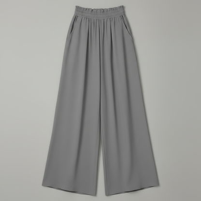 Chic Comfort | Women's Palazzo Pants Black Trousers