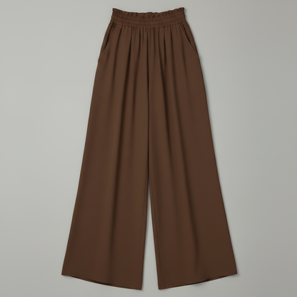 Chic Comfort | Women's Palazzo Pants Black Trousers
