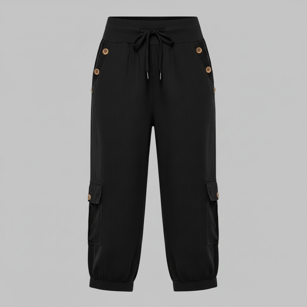 Jana Casual Trousers | Women's Black Pants for Everyday Wear