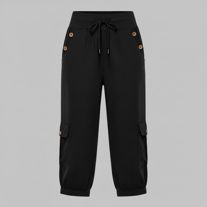 Jana Casual Trousers | Women's Black Pants for Everyday Wear